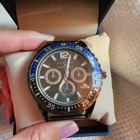 Joseph Abbots Watch Mesh Metal Band Base Metal Bezel NIB - Picture 4 of 8